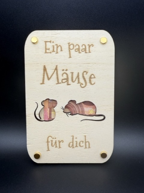 Geldgeschenk - Mäuse